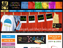Tablet Screenshot of houstonchildrenscharity.org